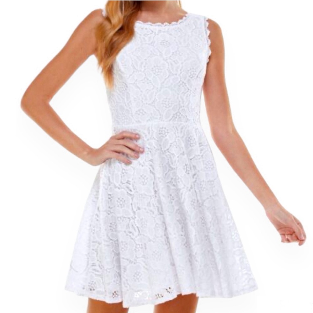 🆓 Max Studio White Dress